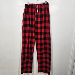 FollowMe‎ - MEN’S Plaid Flannel Pajama Bottoms Size M (Missing drawstring) (82)